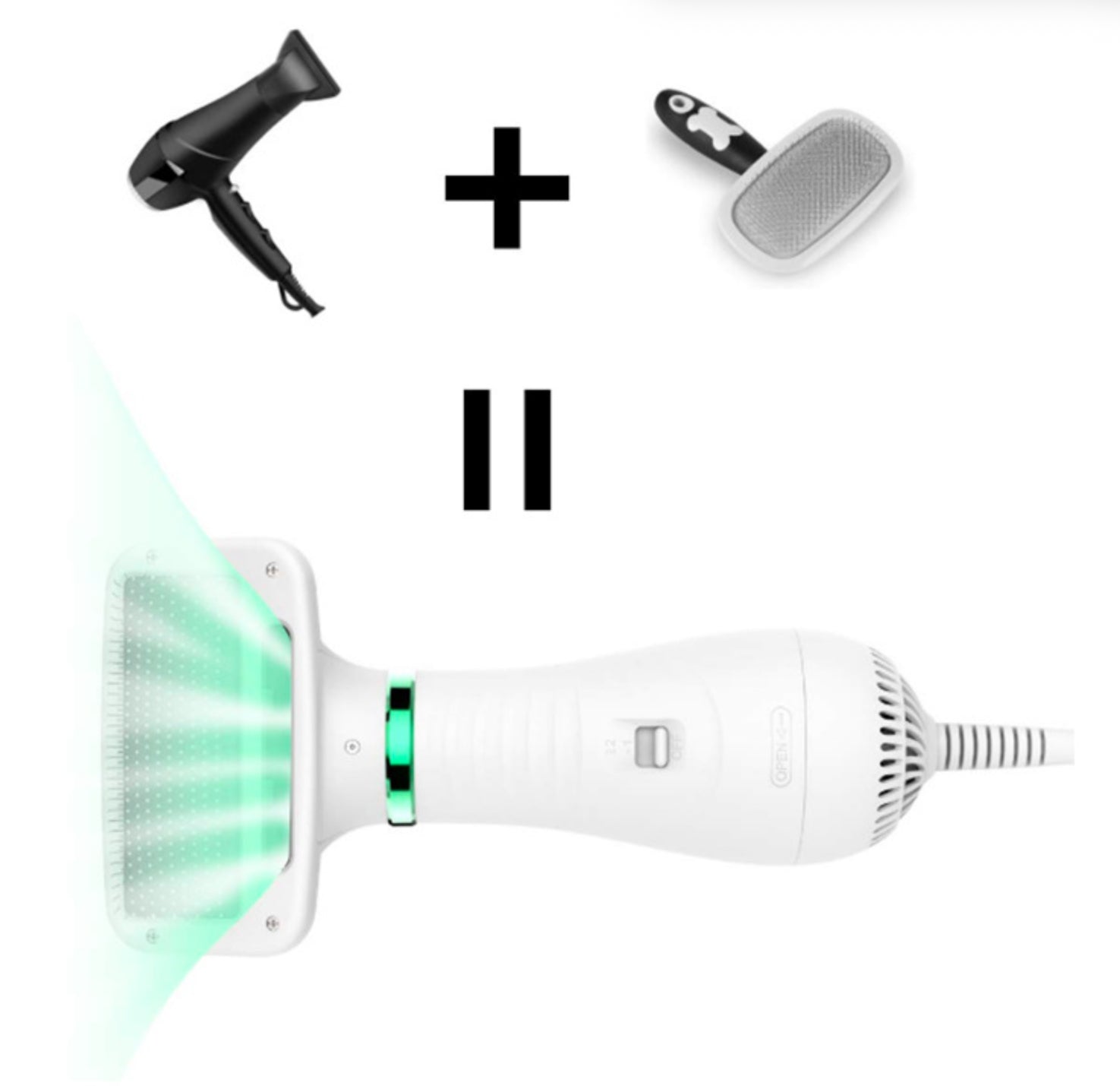 Pet Grooming Hair Dryer Brush